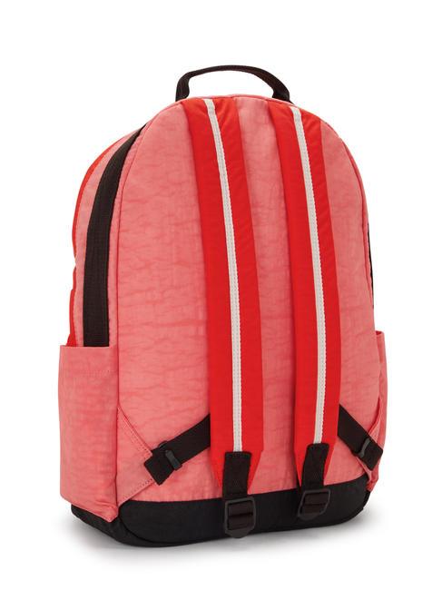 DAMIEN L Sac à dos avec support pour ordinateur 15,6" bloc rose tango - Sacs à dos pour l'École & les Loisirs