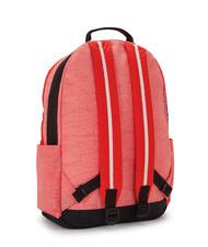 KIPLING DAMIEN L Sac à dos avec support pour ordinateur 15,6" bloc rose tango - Sacs à dos pour l'École & les Loisirs - 3
