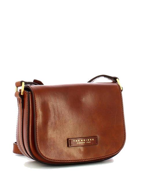 VITTORIA Mini sac bandouli&egrave;re, en cuir MARRON - Sacs pour Femme