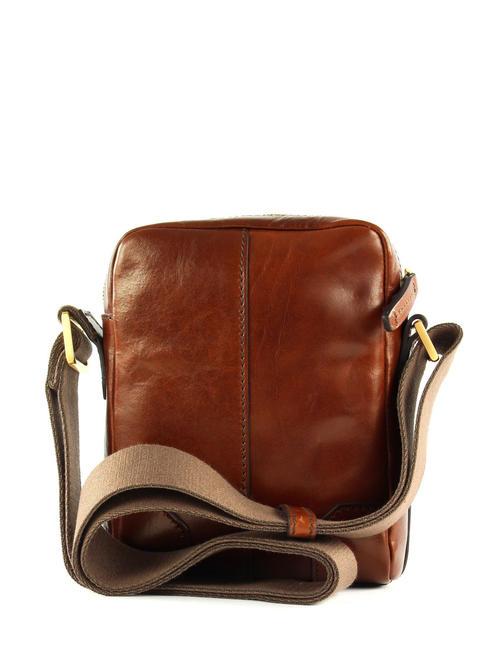 VESPUCCI  Sac en cuir MARRON - Sacs en Bandouli&egrave;res pour Homme