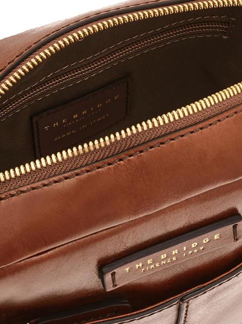 VESPUCCI  Sac en cuir MARRON - Sacs en Bandouli&egrave;res pour Homme