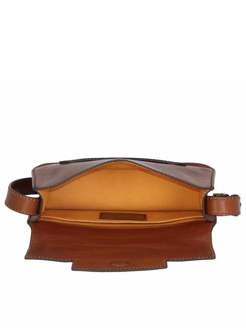 LUCREZIA Sac à bandoulière, en cuir MARRON - Sacs pour Femme