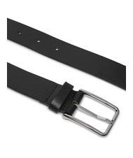 CALVIN KLEIN WARMTH  Ceinture en cuir ck noir - Ceintures - 2