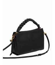 COCCINELLE BOHEME GRANA DOUBLE Sac &agrave; main, avec bandouli&egrave;re, en cuir noir/cuir - Sacs pour Femme - 2