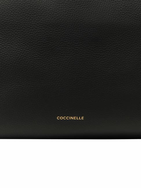 BOHEME GRANA DOUBLE Sac &agrave; main, avec bandouli&egrave;re, en cuir noir/cuir - Sacs pour Femme