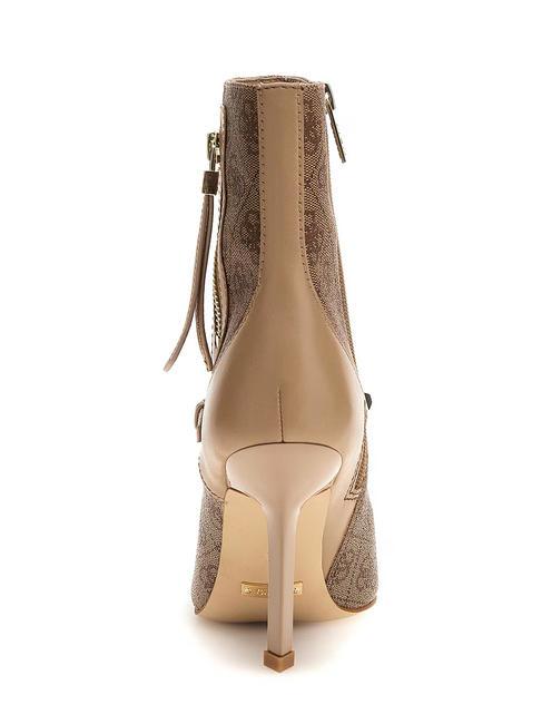 AYLO3 Bottines hautes Beige / Marron - Chaussures Femme
