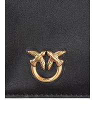 PINKO AIRONE Porte-cartes / Porte-monnaie noir-or antique - Portefeuilles Femme - 3