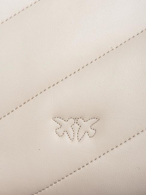 CLASSIC LOVE PUFF Sac en cuir nappa blanc de soie-or antique - Sacs pour Femme