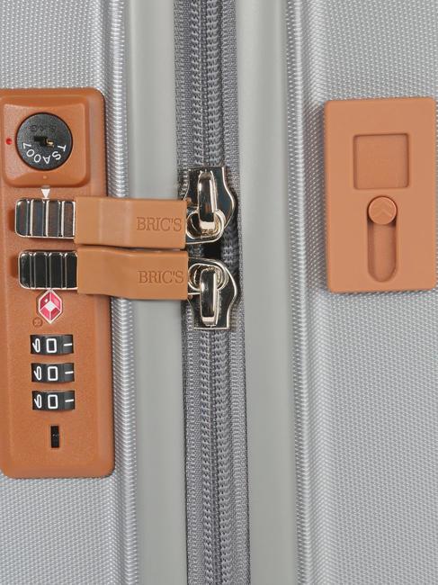 CAPRI Chariot extra large avec port USB ARGENT - Valises Rigides