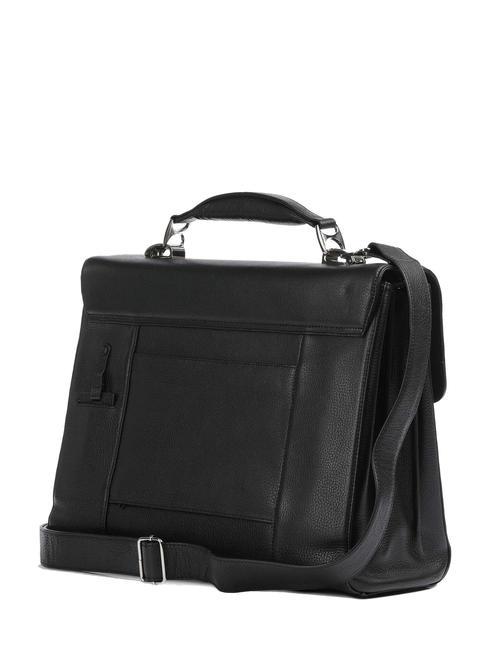 MODUS  Mallette PC 15,6", en cuir Noir - Porte Documents Travail