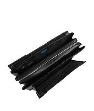 PIQUADRO MODUS  Mallette PC 15,6", en cuir Noir - Porte Documents Travail - 4