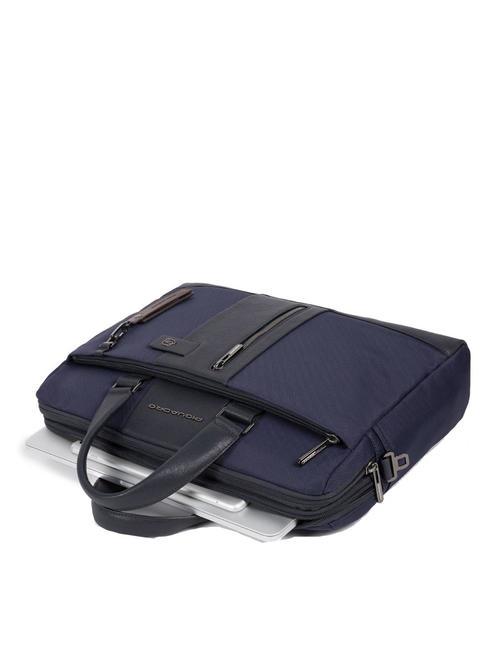 MODUS RESTYLING Mallette en cuir pour pc 14" bleu - Porte Documents Travail