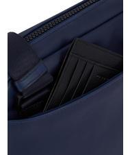 PIQUADRO AYE Sac iPad en cuir bleu - Sacs en Bandouli&egrave;res pour Homme - 4