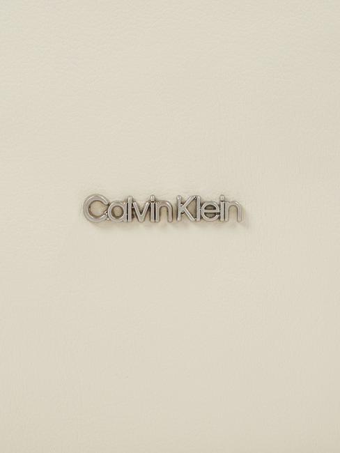 ELEVATED SOFT Grand sac &agrave; bandouli&egrave;re &eacute;cru fonc&eacute; - Sacs pour Femme