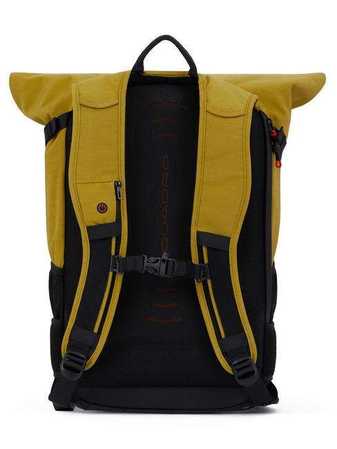 INIA Sac à dos RollTop pour PC 15,6" jaune - Sacs à dos pour ordinateur portable
