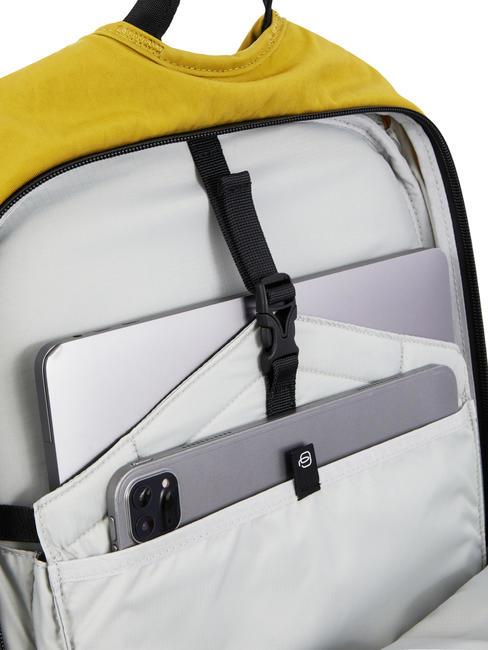 INIA Sac à dos PC 15,6" avec LED intégrée jaune - Sacs à dos pour ordinateur portable