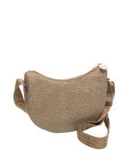 BORBONESE HOBO LUNA MINI ECO LINE Sac d'&eacute;paule mer Beiger - Sacs pour Femme - 2