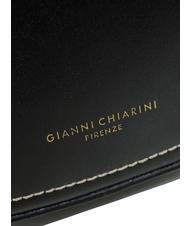 GIANNI CHIARINI SANDY Sac bandouli&egrave;re en cuir Noir - Sacs pour Femme - 3
