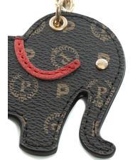 POLLINI HERITAGE Porte-cl&eacute;s &eacute;l&eacute;phant laque noire - Porte-cl&eacute;s - 3