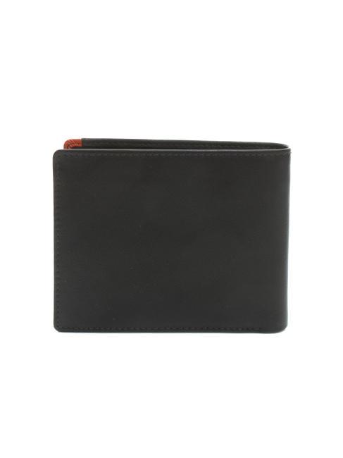 STRIPE portefeuille en cuir 8cc marron/orange - Portefeuilles Homme