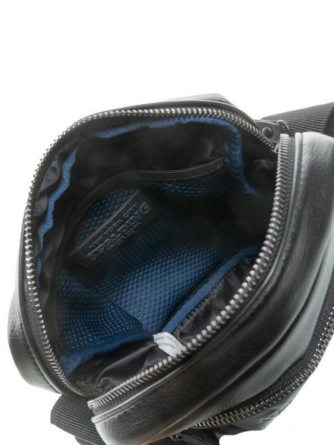 YALE Sac avec poche noir - Sacs en Bandouli&egrave;res pour Homme