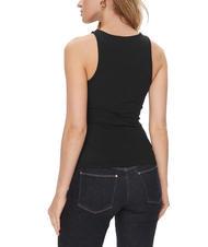 GUESS ROUND GUENDALINA D&eacute;bardeur &agrave; logo sur le devant jetbla - T-shirt - 2