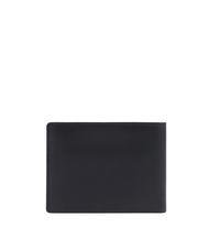 PIQUADRO FINN Portefeuille moyen en cuir Noir - Portefeuilles Homme - 3