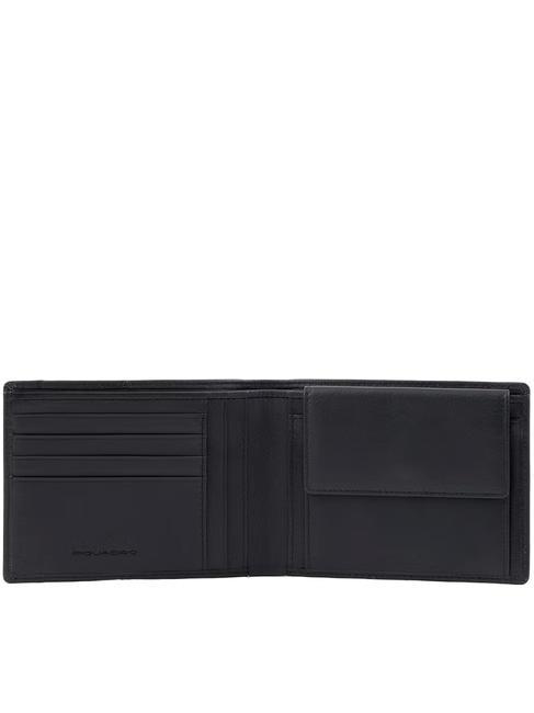 FINN Portefeuille en cuir, avec porte-monnaie Noir - Portefeuilles Homme