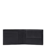 PIQUADRO FINN Portefeuille en cuir, avec porte-monnaie - Portefeuilles Homme