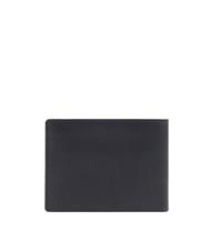 PIQUADRO FINN Portefeuille en cuir, avec porte-monnaie Noir - Portefeuilles Homme - 3