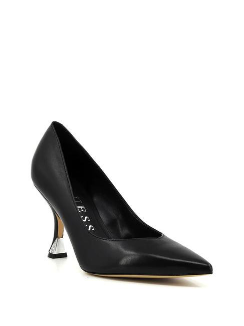 BARSON Escarpins en cuir NOIR - Chaussures Femme
