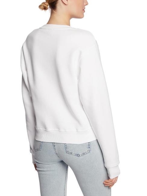 LOGO Sweat-shirt avec logo imprim&eacute; blanc pur - Sweat-shirts pour femmes