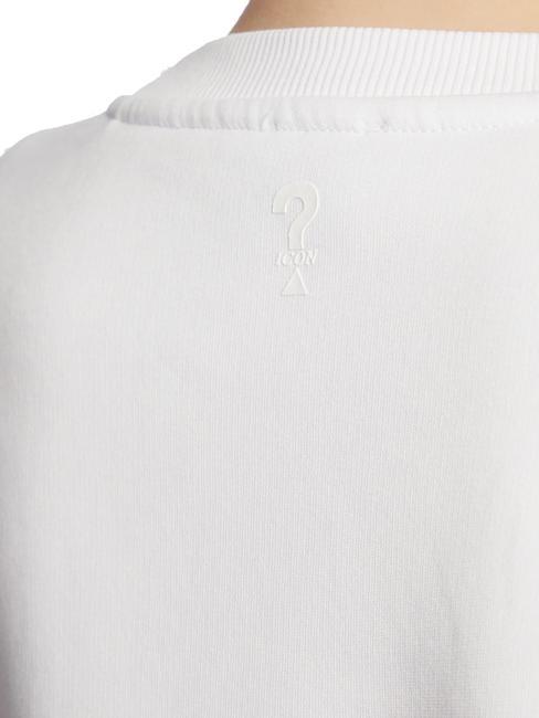 LOGO Sweat-shirt avec logo imprim&eacute; blanc pur - Sweat-shirts pour femmes
