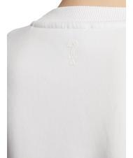 GUESS LOGO Sweat-shirt avec logo imprim&eacute; blanc pur - Sweat-shirts pour femmes - 4