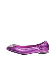 GUESS MICKLE Ballerines en cuir fuchsia - Chaussures Femme - 3