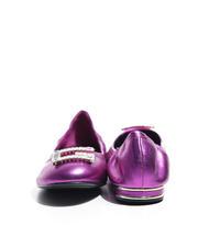 GUESS MICKLE Ballerines en cuir fuchsia - Chaussures Femme - 4