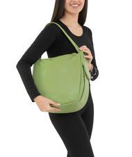 LESAC TRIO Sac à dos en cuir martelé pomme verte - Sacs pour Femme - 4