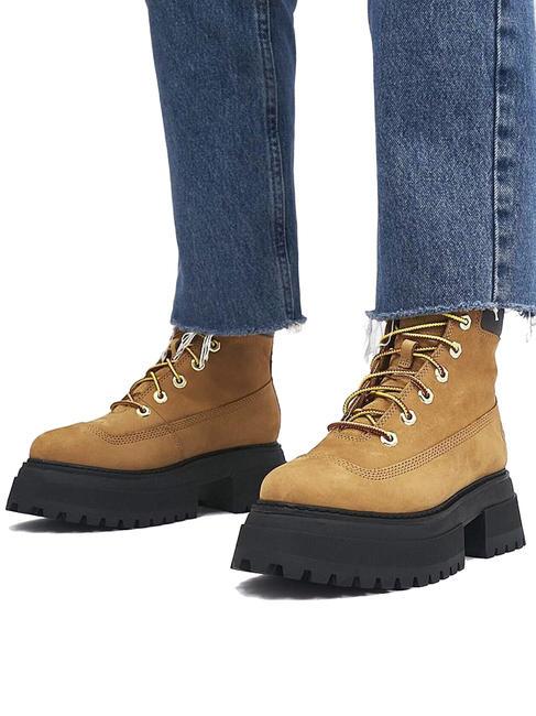 SKY 6 INCH Bottines hautes en cuir blé - Chaussures Femme