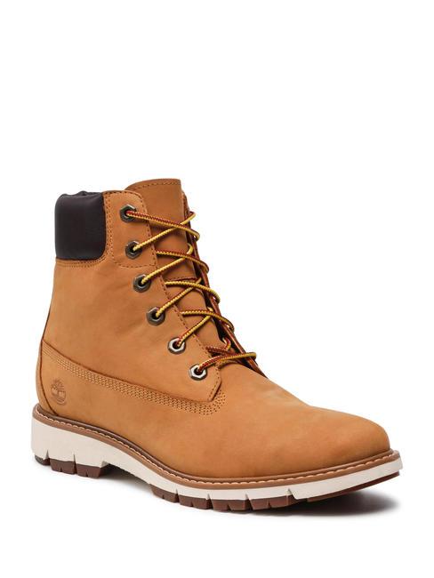 LUCIA WAY 6 INCH Bottines en cuir bl&eacute; - Chaussures Femme