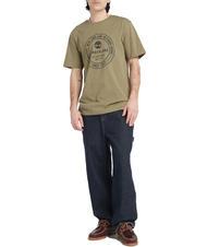 TIMBERLAND SS BRAND CARRIER T-shirt en cotton terre de cassel - T-shirt - 3