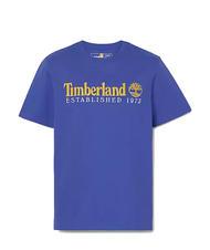 TIMBERLAND ESTABILISHED 1973 T-shirt en cotton clématite bleue wb - T-shirt - 4