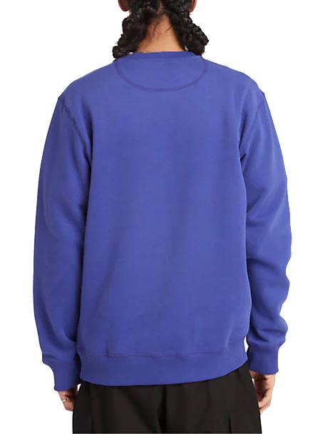 ESTABILISHED 1973 Sweat col rond clématite bleue wb - Pulls molletonnés