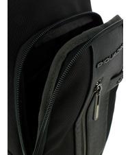 PIQUADRO BRIEF 2 Sac à dos à une épaule Noir - Sacs à dos pour ordinateur portable - 4