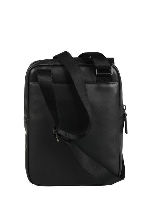 URBAN Sac en cuir Noir - Sacs en Bandoulières pour Homme