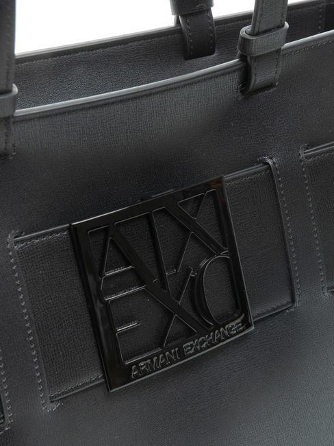 A|X BUCKLE Sac cabas port&eacute; &eacute;paule Noir - Sacs pour Femme