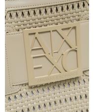 ARMANI EXCHANGE A|X BUCKLE Sac à main avec bandoulière sol poussiéreux - Sacs pour Femme - 3