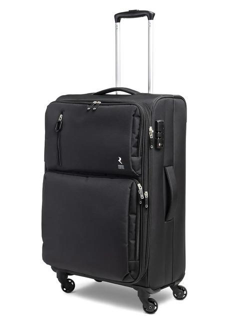 ECO-MOOD Lot de 3 chariots : cabine+moyenne et grande exp Noir - Ensemble Valises