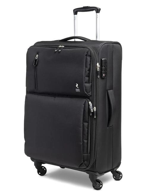 ECO-MOOD Lot de 3 chariots : cabine+moyenne et grande exp Noir - Ensemble Valises