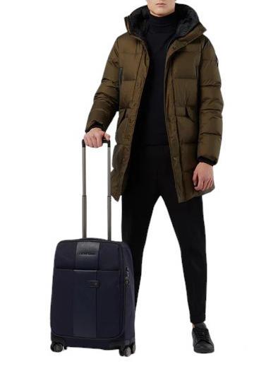 BRIEF 2 Chariot à bagages à main bleu - Valises cabine