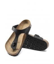 BIRKENSTOCK GIZEH BIRKO-FLOR Sandale tong noir - Chaussures unisexe - 5